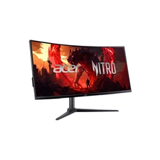 Acer 34" Nitro XZ340CU H ZeroFrame UWQHD VA 100Hz HDMI/DP ívelt gamer monitor