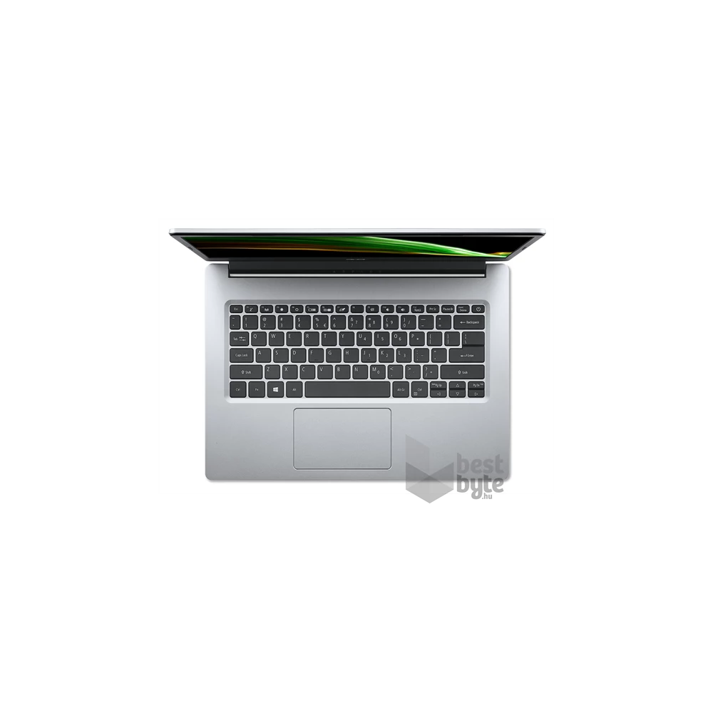Acer Aspire 1 A114-33-C0ZR, 14.0"FHD, Intel Celeron N4500, 4GB, 128GB, Int. VGA, Win11S, ezüst laptop