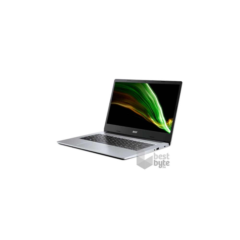 Acer Aspire 1 A114-33-C0ZR, 14.0"FHD, Intel Celeron N4500, 4GB, 128GB, Int. VGA, Win11S, ezüst laptop