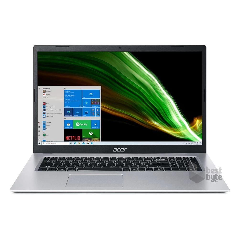 Acer Aspire 3 A317-53-30EN laptop (17,3"FHD/Intel Core i3-1115G4/Int. VGA/8GB RAM/512GB/FreeDOS) - ezüst