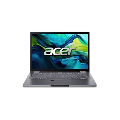 Acer Aspire Spin 14 ASP14-51MTN-53RK 2in1 laptop (14"WUXGA Touch Core Ultra 5 120U/Int.VGA/16GB RAM/1TB/Win11) - szürke
