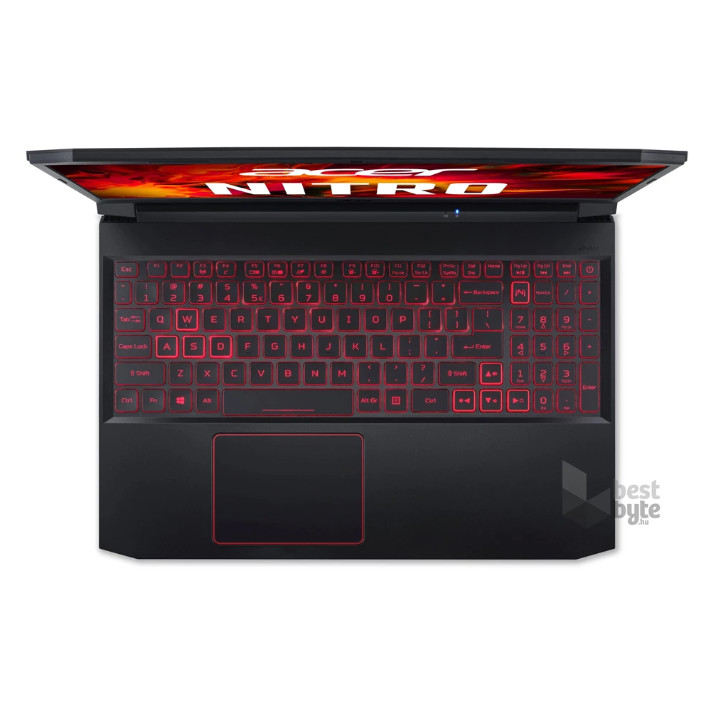 Acer Nitro 5 AN515-55-71GE laptop (15,6"FHD/Intel Core i7-10750H/RTX 3050 Ti 4GB/8GB RAM/512GB) - fekete