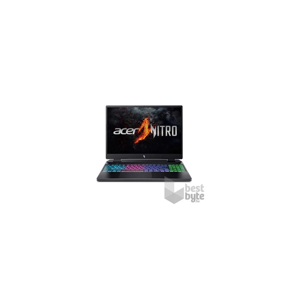 Acer Nitro AN16-42-R1Y6 laptop (16"WUXGA/AMD Ryzen 5 8645HS/RTX 4050 6GB/16GB RAM/512GB/FreeDOS) - fekete