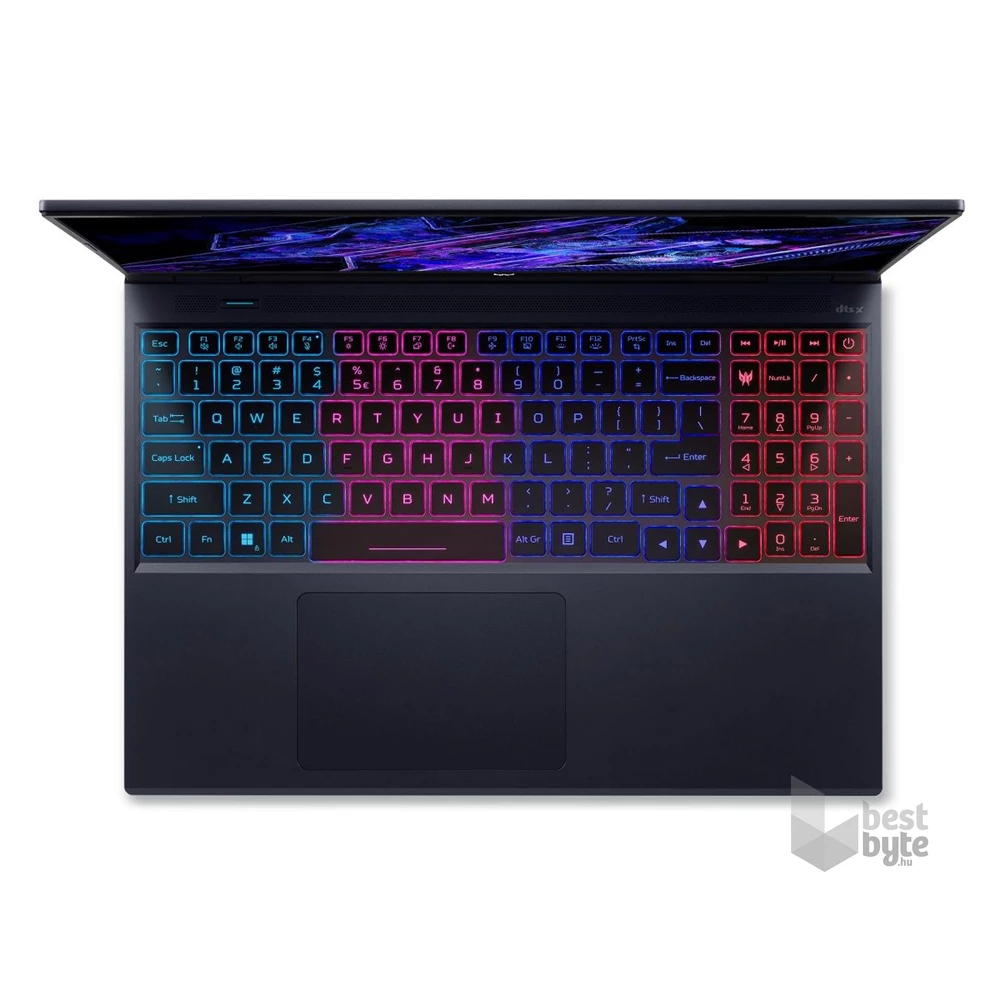 Acer Predator Helios Neo PHN16-72-92E7 laptop (16"WQXGA/Intel Core i9-14900HX/RTX 4060 8GB/16GB RAM/1TB/Win11) - fekete