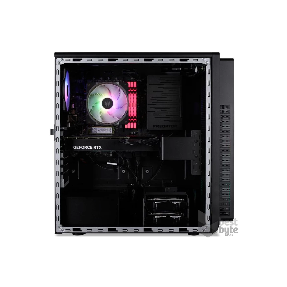 Acer Predator Orion 5000/Core Ultra 7 265F/32GB/2TB SSD/RTX 5070/fekete asztali számítógép
