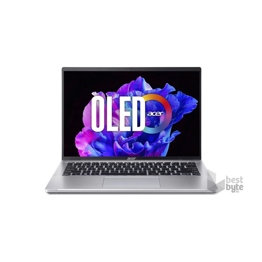 Acer Swift Go SFG14-71-56N8 laptop (14"2,8K/Intel Core i5-1335U/Int.VGA/8GB RAM/512GB/Win11) - ezüst