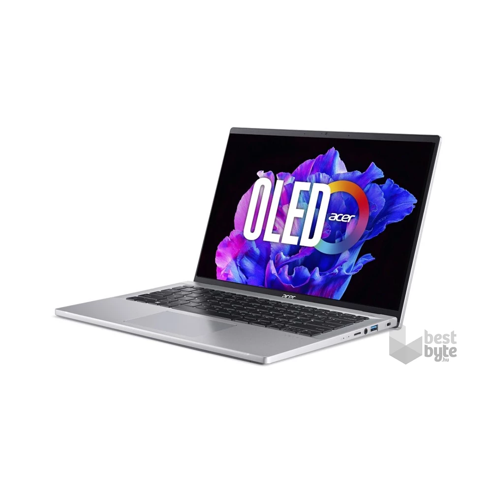 Acer Swift Go SFG14-71-56N8 laptop (14"2,8K/Intel Core i5-1335U/Int.VGA/8GB RAM/512GB/Win11) - ezüst