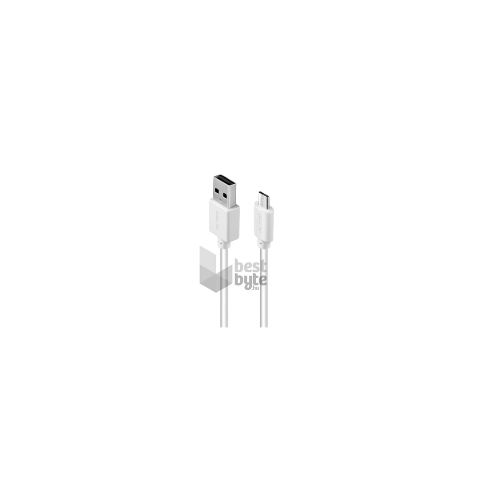 Acme CB1012W 2m fehér Micro USB kábel
