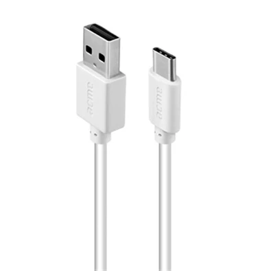 Acme CB1042W 2m fehér Type-C - USB adat és töltőkábel