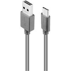 Acme CB1042 2m fekete Type-C - USB adat és töltőkábel