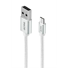 Acme CB2011S 1m ezüst Micro USB kábel