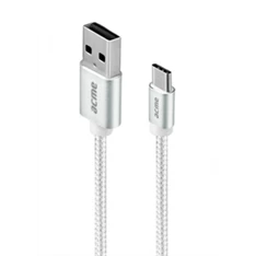 Acme CB2041S 1m ezüst Type-C - USB kábel