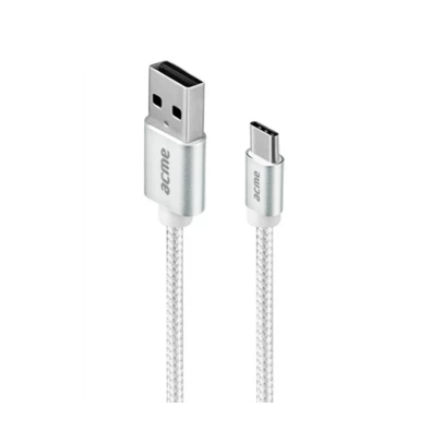 Acme CB2041S 1m ezüst Type-C - USB kábel