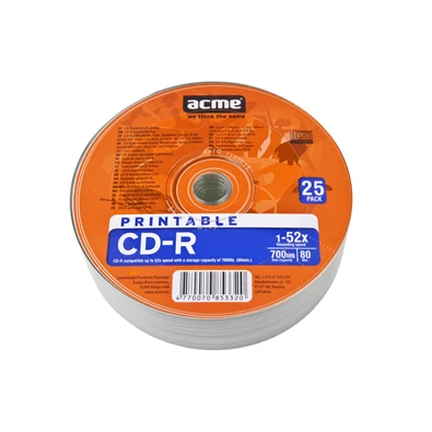Acme CD-R80700MB52X 25henger
