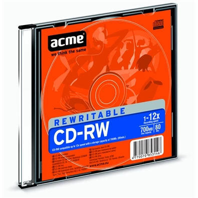 Acme CD-RW80700MB 12X slim
