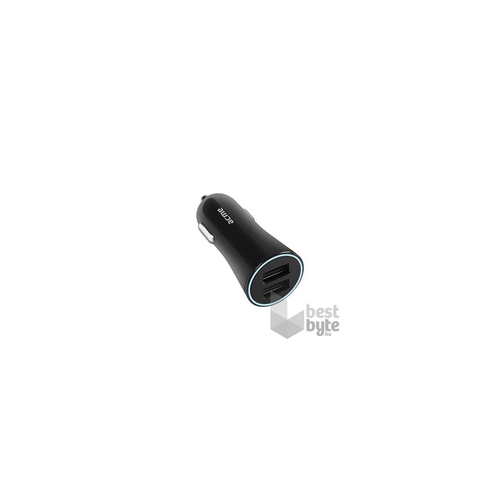 Acme CH104 3,4A univerzális 2xUSB autós gyorstöltő