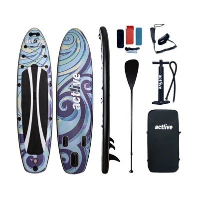 Act!ive SB-008 San Diego mintás kék SUP deszka 320cm, tartozékokkal