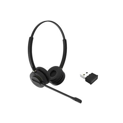Addasound INSPIRE 16 (Bluetooth, USB csatlakozó, Noice Cancelling mikrofon) fekete-szürke UC Call Center fejhallgató