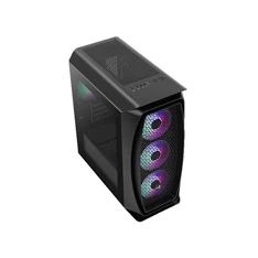 Aerocool Aero One Frost ARGB fekete (táp nélküli) ablakos ATX ház