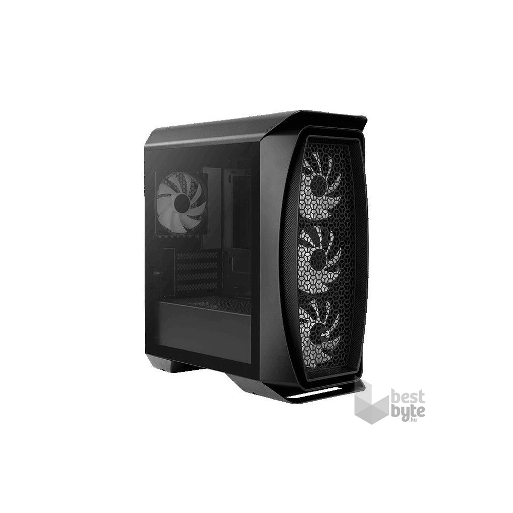Aerocool Aero One Frost ARGB fekete (táp nélküli) ablakos ATX ház