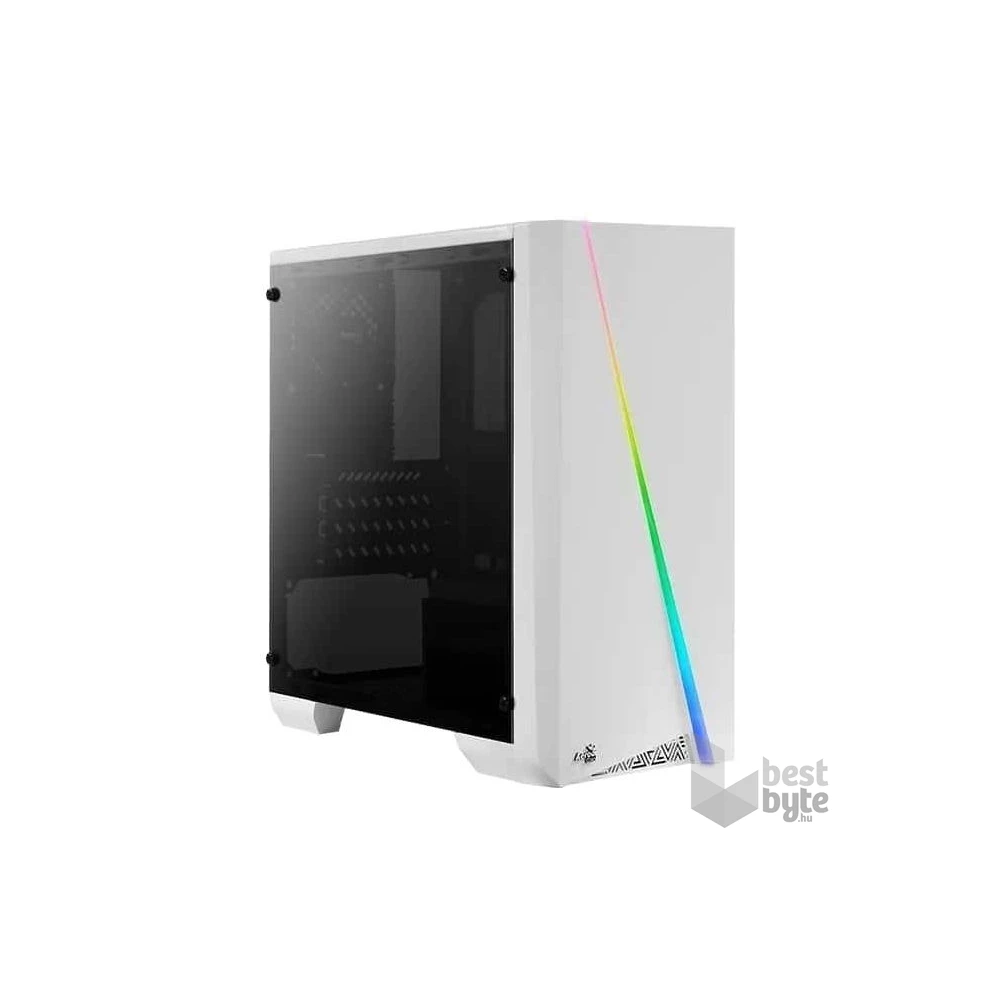 Aerocool Cylon Mini RGB fehér (táp nélküli) ablakos mATX ház