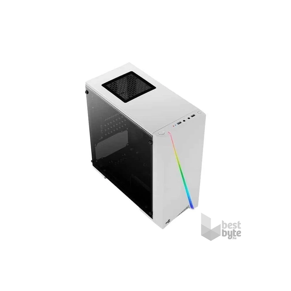 Aerocool Cylon Mini RGB fehér (táp nélküli) ablakos mATX ház