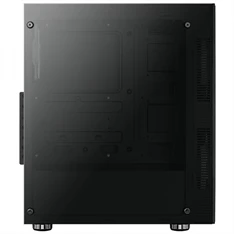 Aerocool Python RGB fekete (táp nélküli) ablakos ATX ház