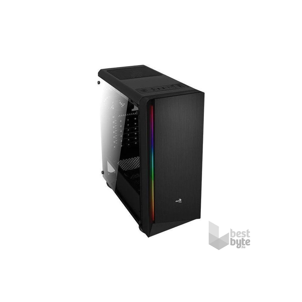 Aerocool Rift RGB fekete (táp nélküli) ablakos ATX ház