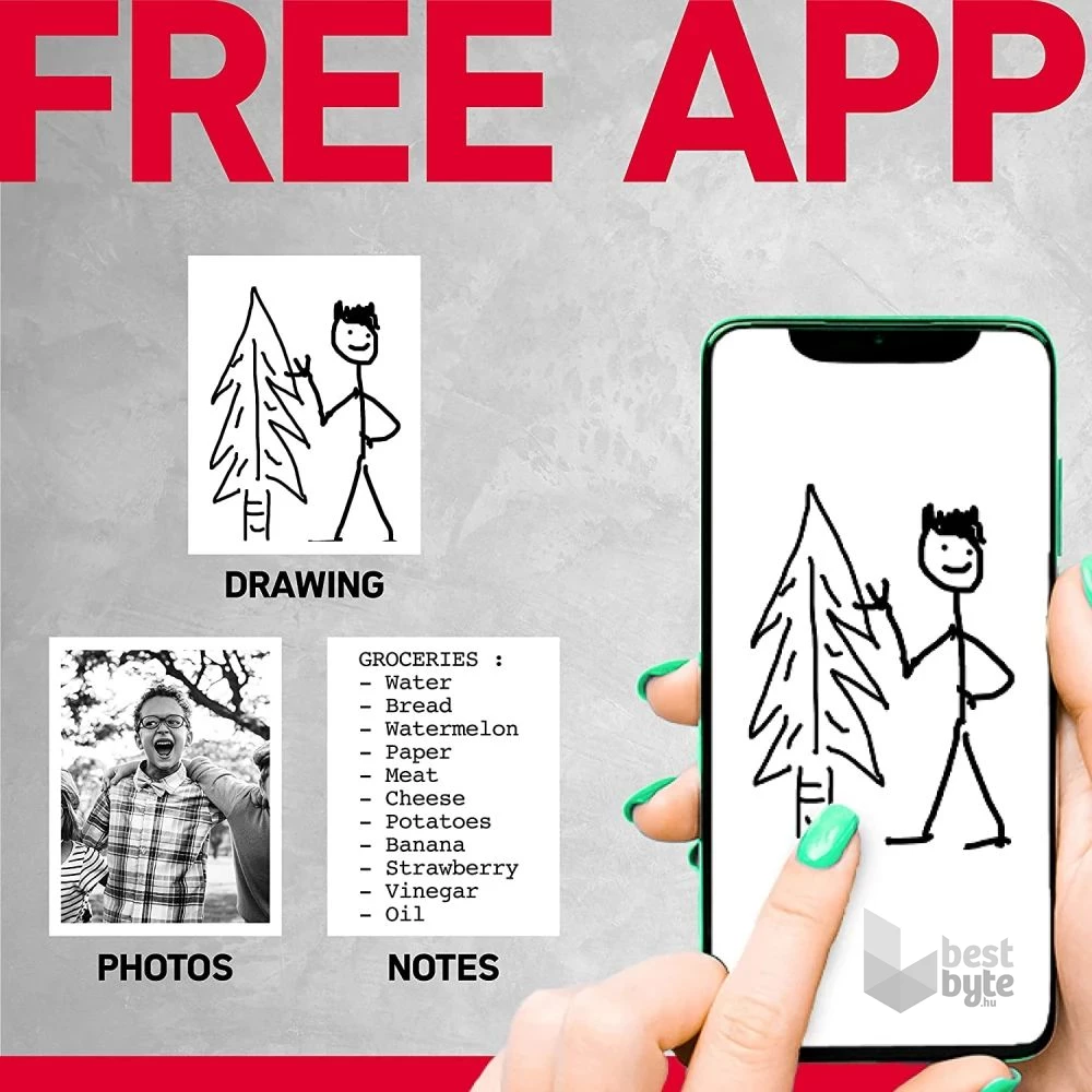 Agfaphoto Realipix Pocket Printer azonnali kép nyomtató