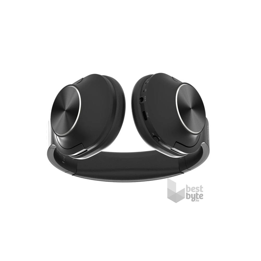 Aiwa HST-220BT zajszűrős fekete Bluetooth fejhallgató