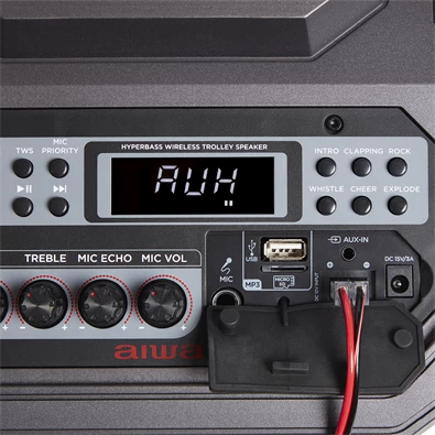 Aiwa KBTUS-710 hordozható Bluetooth party hangszóró
