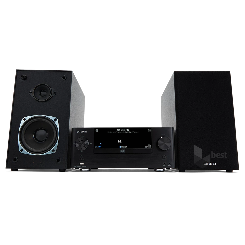 Aiwa MSBTU-500 fekete Midi HiFi rendszer