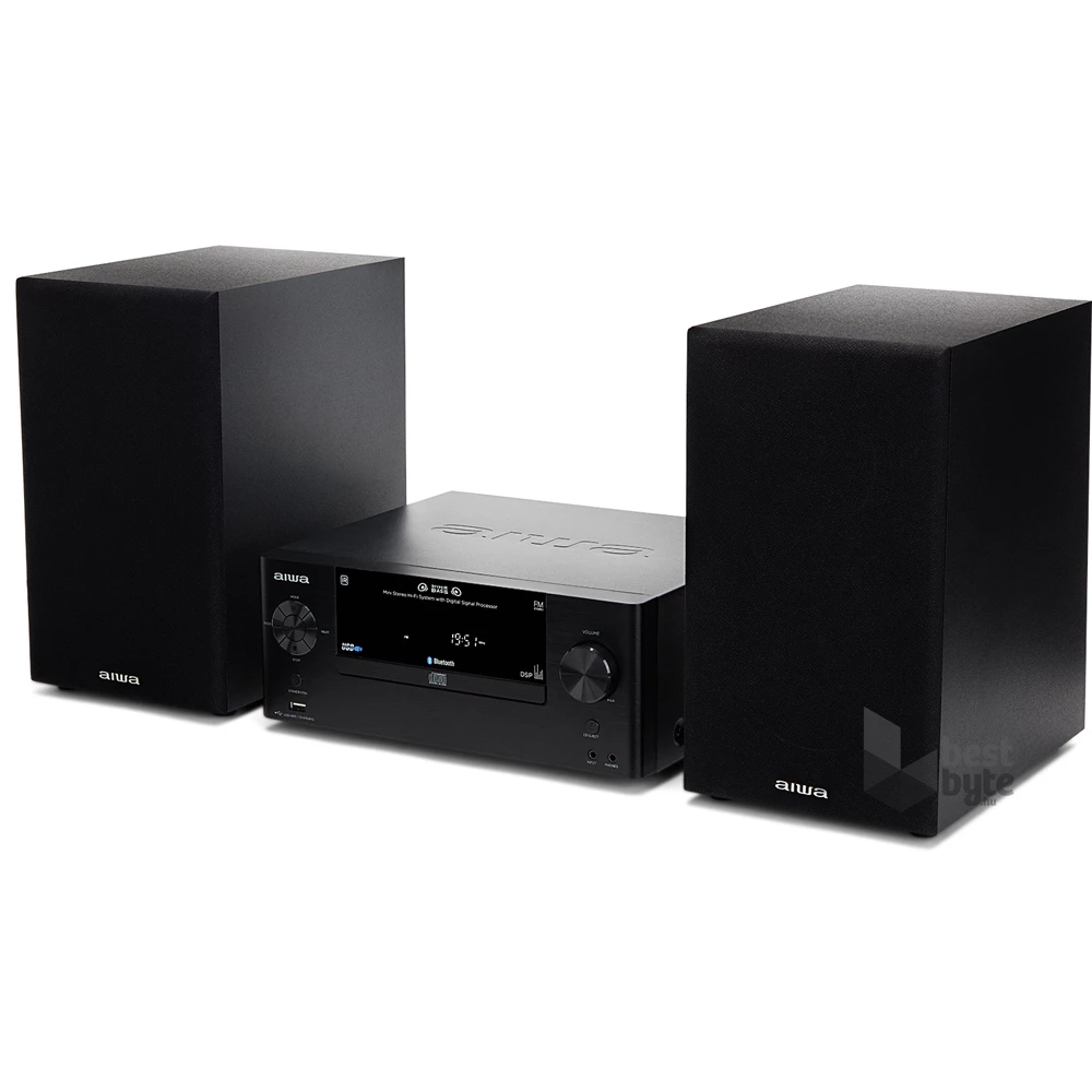 Aiwa MSBTU-500 fekete Midi HiFi rendszer