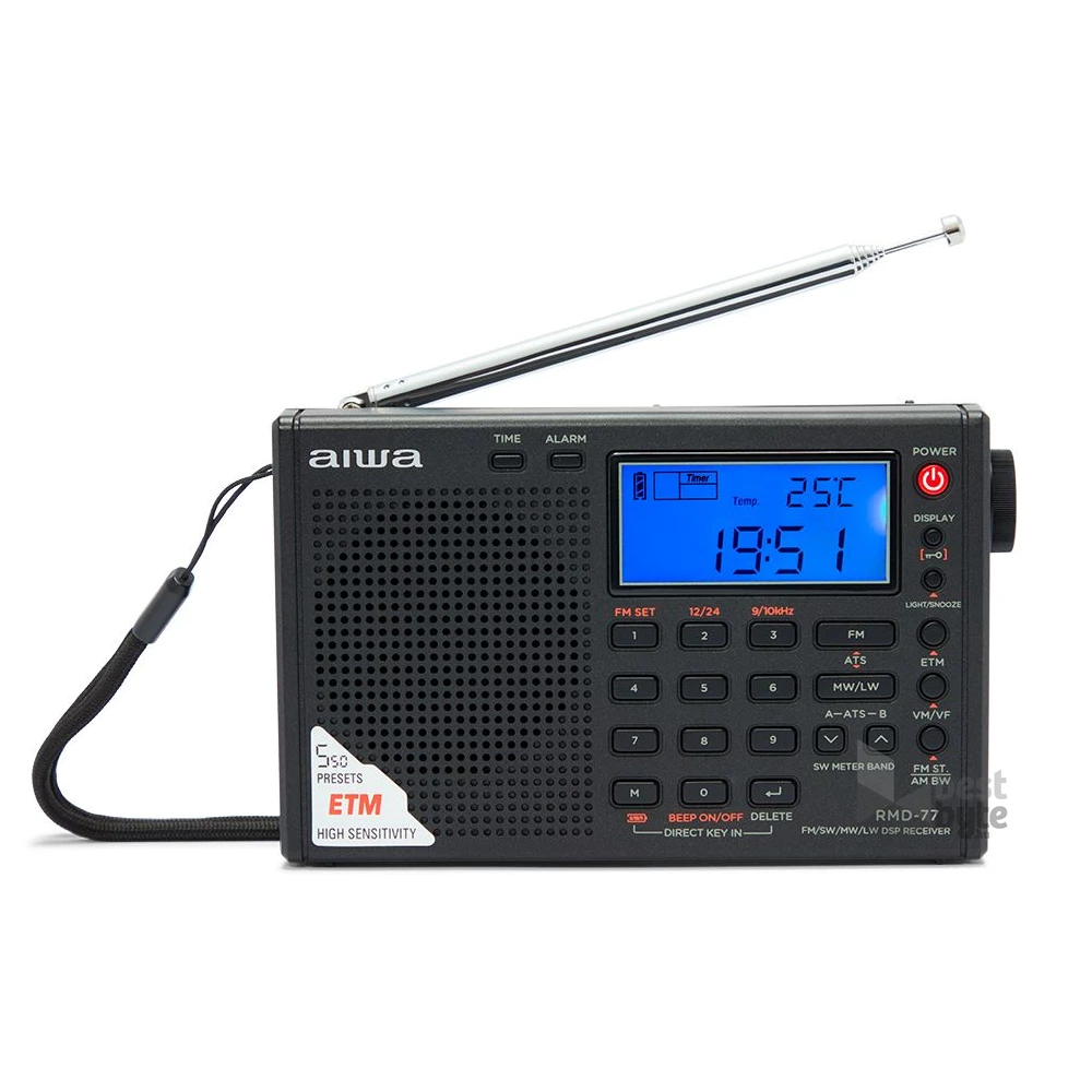 Aiwa RMD-77 fekete világvevő rádió