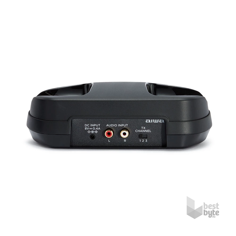 Aiwa WHF-880 fekete vezeték nélküli TV fejhallgató