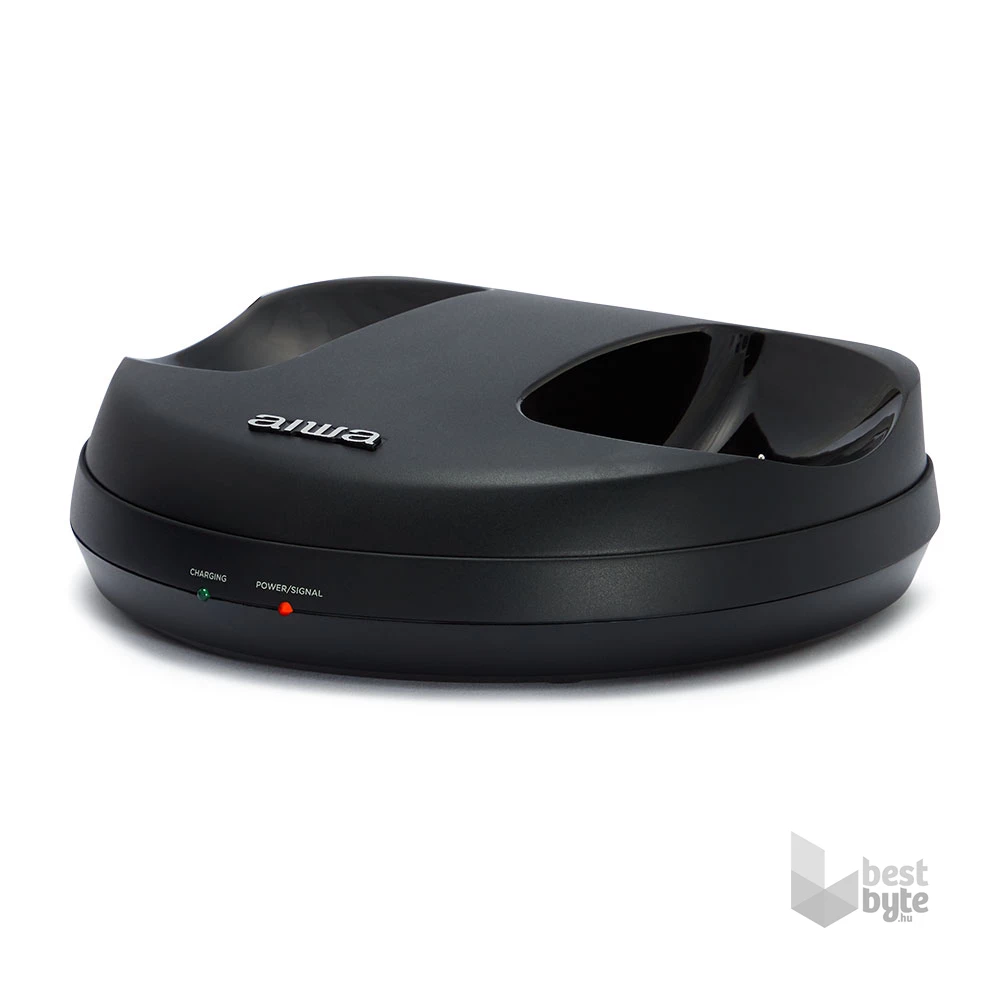Aiwa WHF-880 fekete vezeték nélküli TV fejhallgató