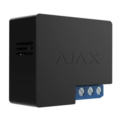 Ajax WallSwitch vezetéknélküli beépíthető fekete kapcsoló 220VAC eszközhöz