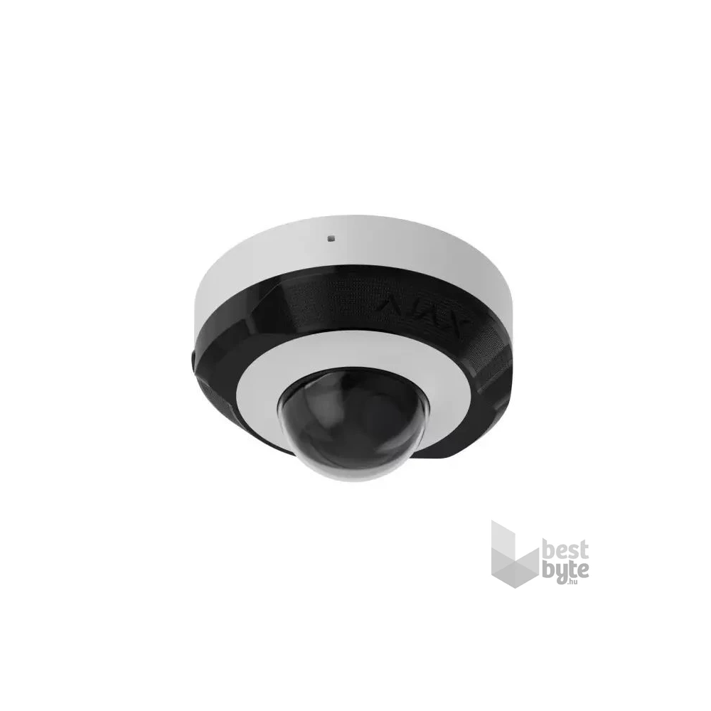Ajax DomeCam Mini WH /kültéri/5MP/2,8mm/IR15m/H265/JetSparrow/Mikrofon/fehér IP mini dómkamera
