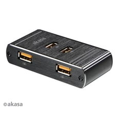 Akasa USB smart charger 5V / 2.4A 4xUSB gyorstöltő
