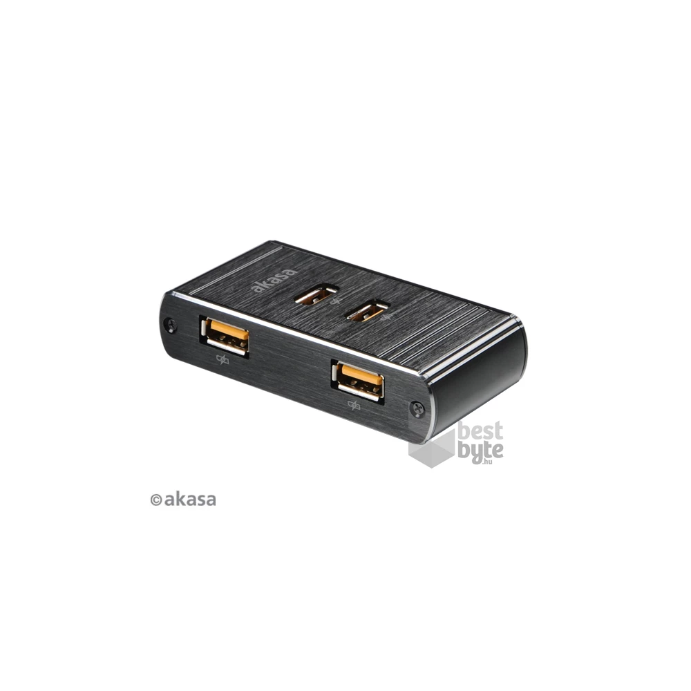 Akasa USB smart charger 5V / 2.4A 4xUSB gyorstöltő
