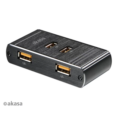 Akasa USB smart charger 5V / 2.4A 4xUSB gyorstöltő