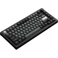 Akko 5075B Plus Black&Silver US vezeték nélküli Bluetooth/USB-C (Cream Blue) mechanikus gamer billentyűzet
