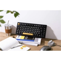 Akko 5075S BLACK&GOLD CS CRYSTAL 5075S Black&Gold US vezeték nélküli Bluetooth/USB-C mechanikus gamer billentyűzet