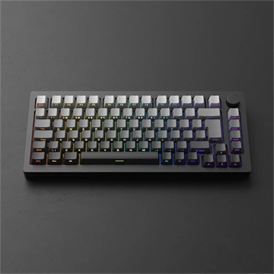 Akko Monsgeek M1W-SP US vezeték nélküli fekete-szürke Bluetooth/USB-C mechanikus gamer billentyűzet