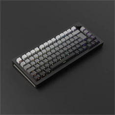 Akko Monsgeek M1W-SP US vezeték nélküli fekete-szürke Bluetooth/USB-C mechanikus gamer billentyűzet