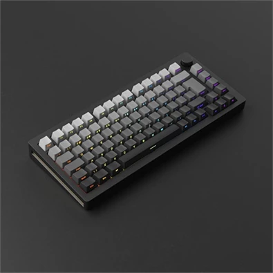 Akko Monsgeek M1W-SP US vezeték nélküli fekete-szürke Bluetooth/USB-C mechanikus gamer billentyűzet