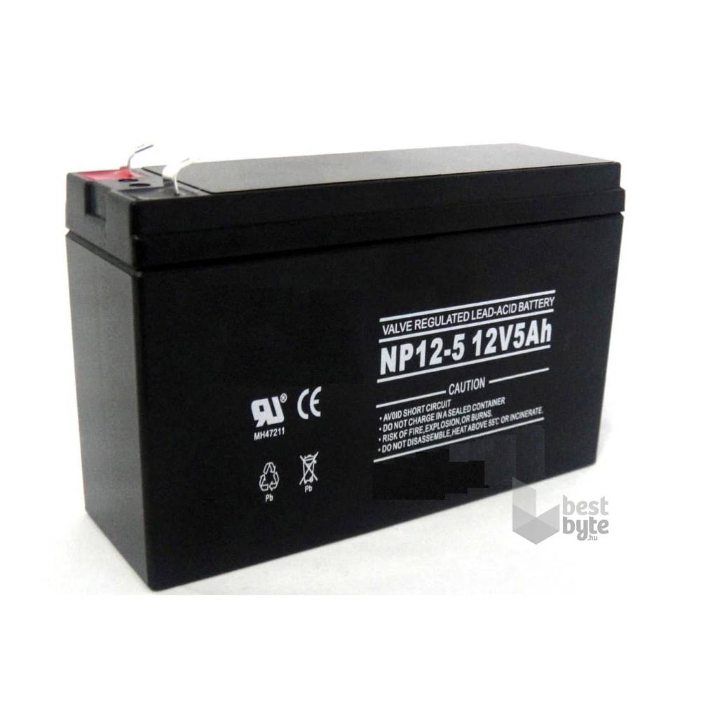 Akku UPS Power 12V 6Ah zselés akkumulátor