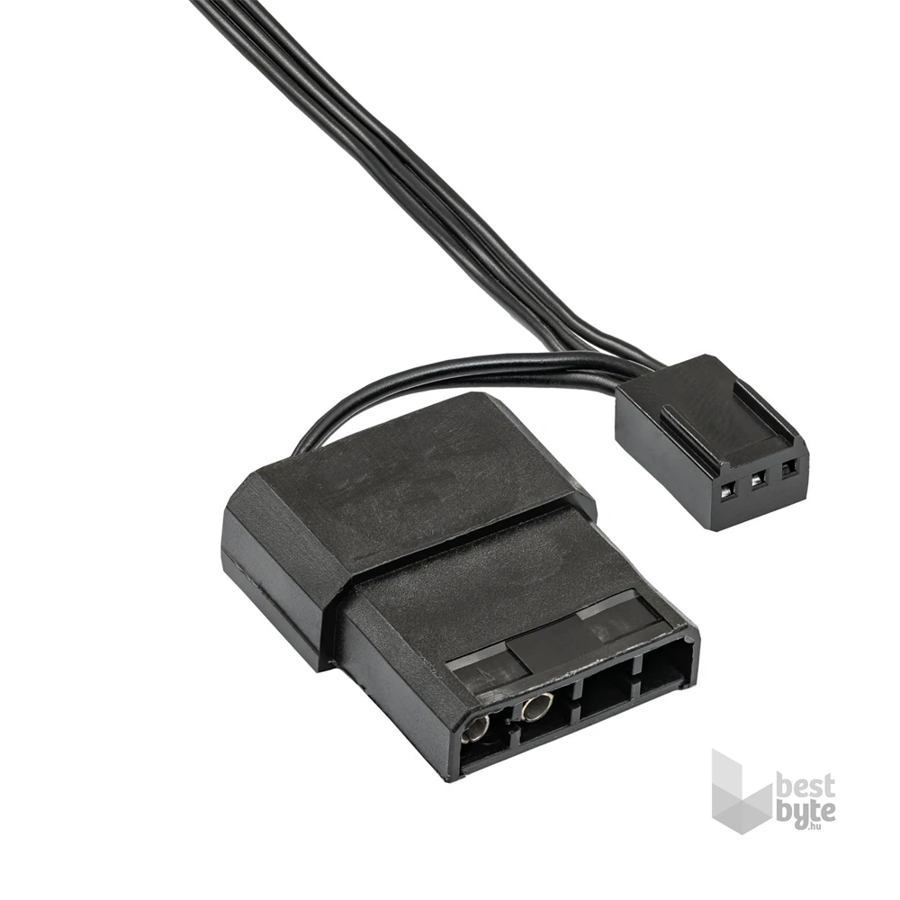 Akyga 120mm Molex 4 LED zöld ház hűtőventilátor
