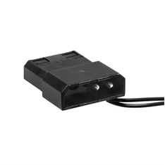 Akyga 120mm Molex 4 LED zöld ház hűtőventilátor