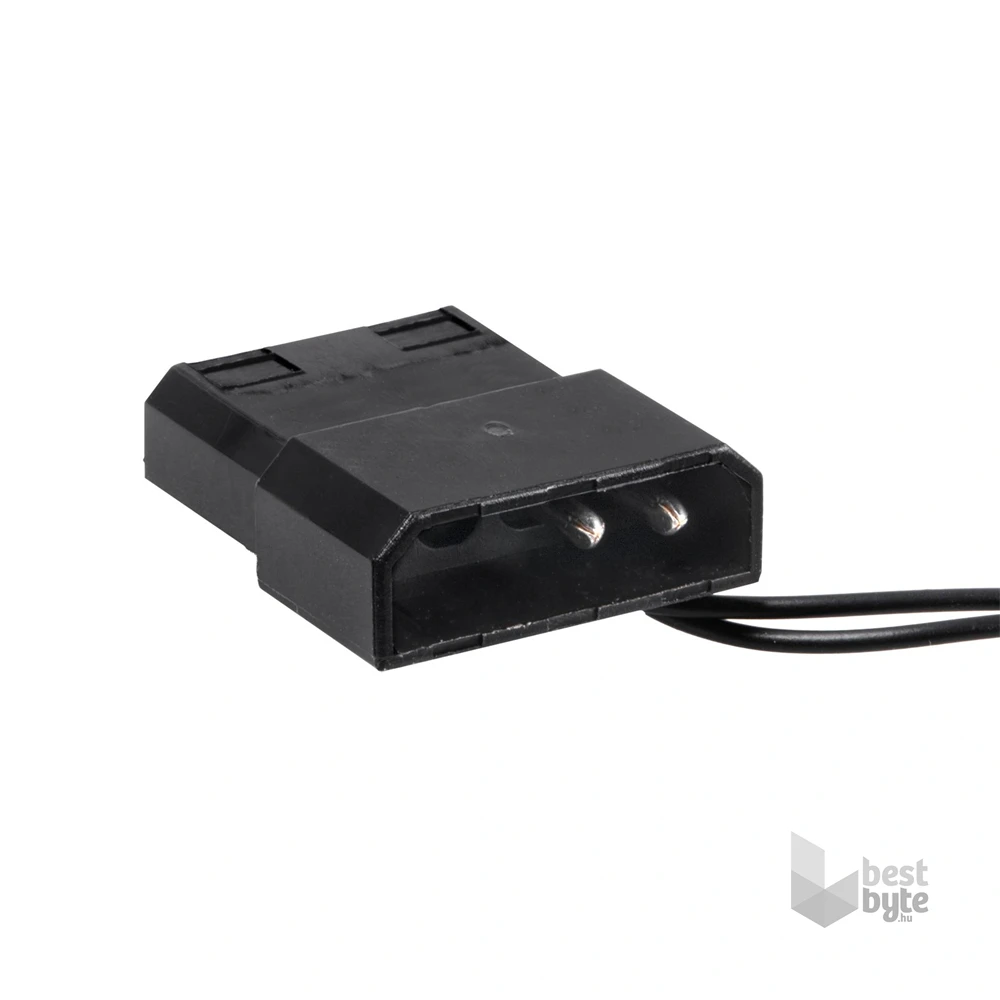 Akyga 120mm Molex 4 LED zöld ház hűtőventilátor